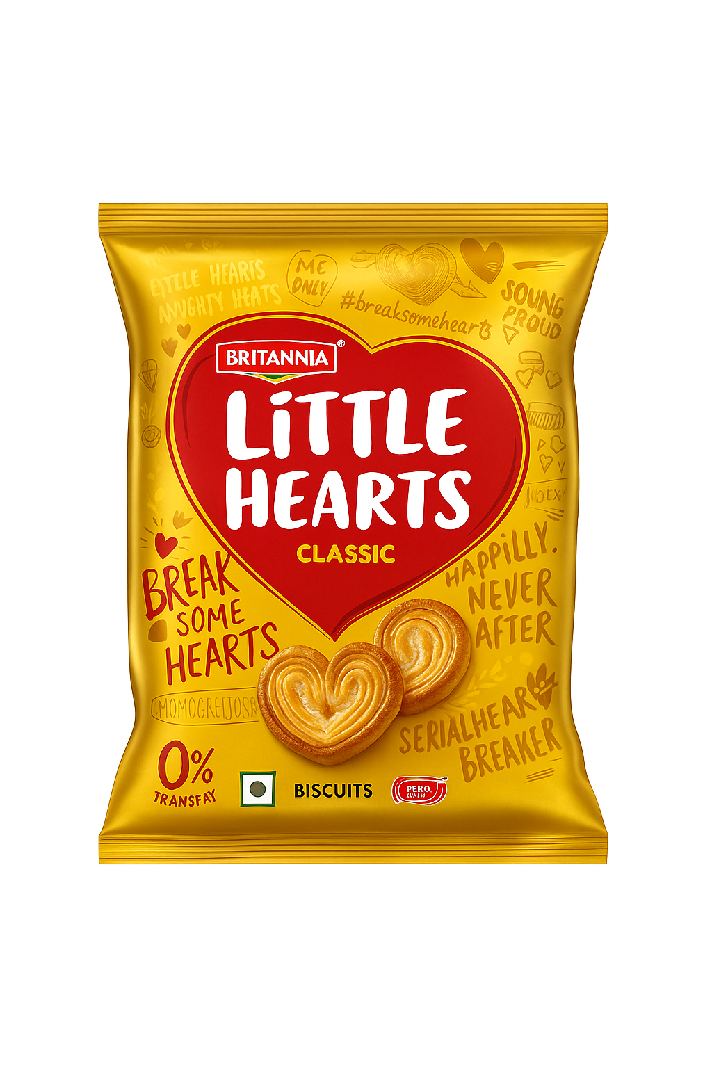 Britannia Little Hearts 75g