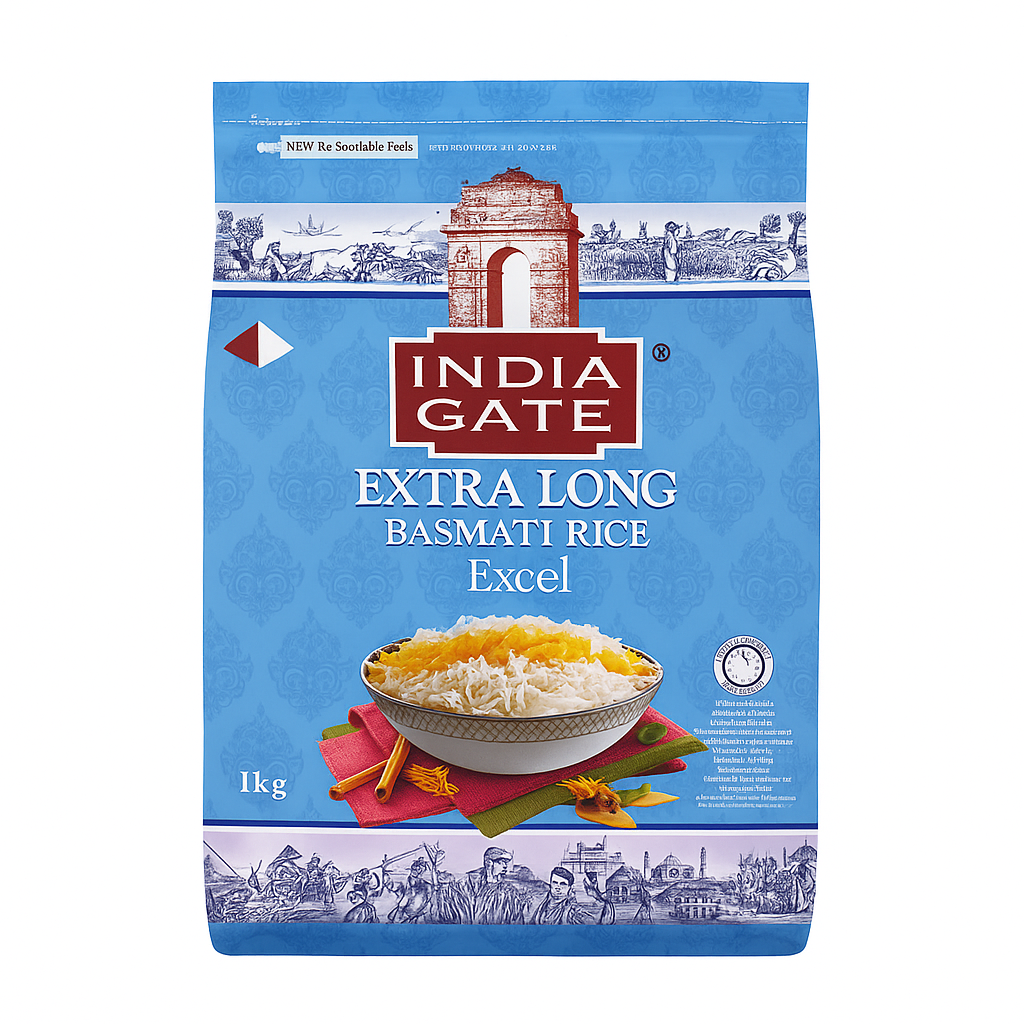 India Gate Excel Basmati Rice 1kg