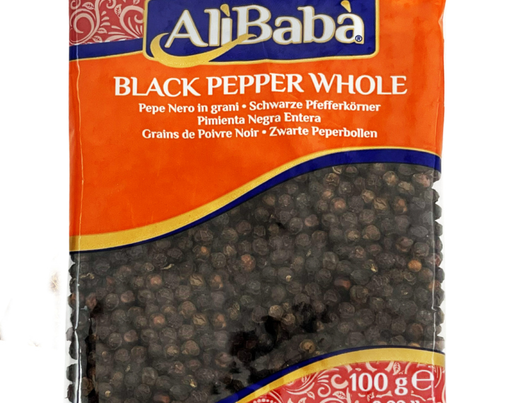 Black Pepper Whole Ali Baba 100g