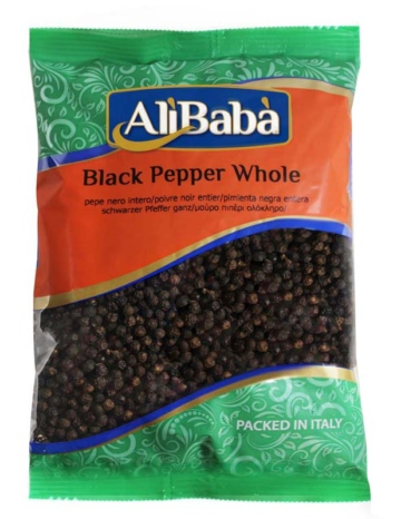 Black Pepper Whole Ali Baba 400g