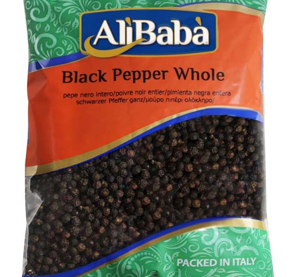 Black Pepper Whole Ali Baba 400g