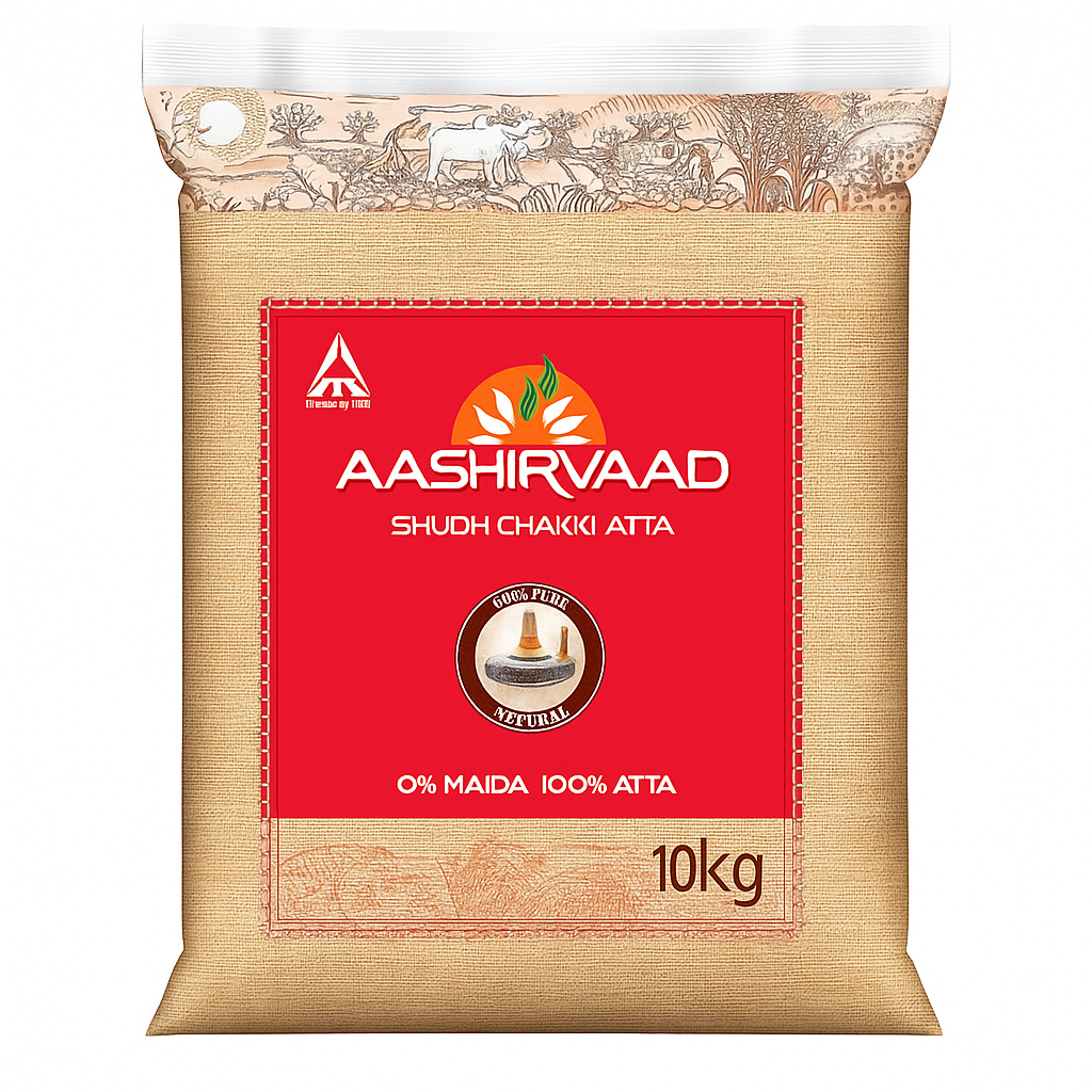 Aashirvaad Whole Wheat Flour 10kg