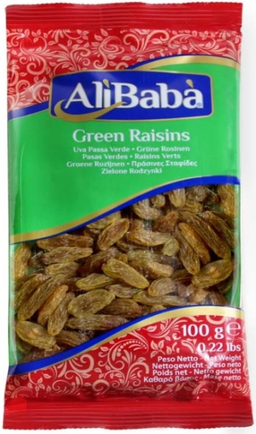 Raisins Green Ali Baba 100g