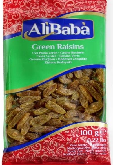 Raisins Green Ali Baba 100g
